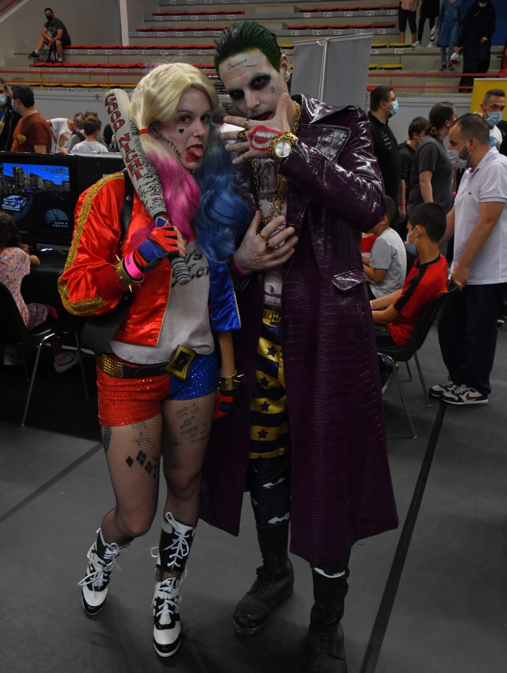 Le célèbre couple Harley Quinn et Joker. 2021 ©